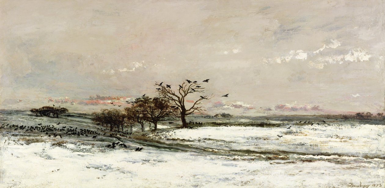 A hó, 1873 alkotó: Charles Francois Daubigny