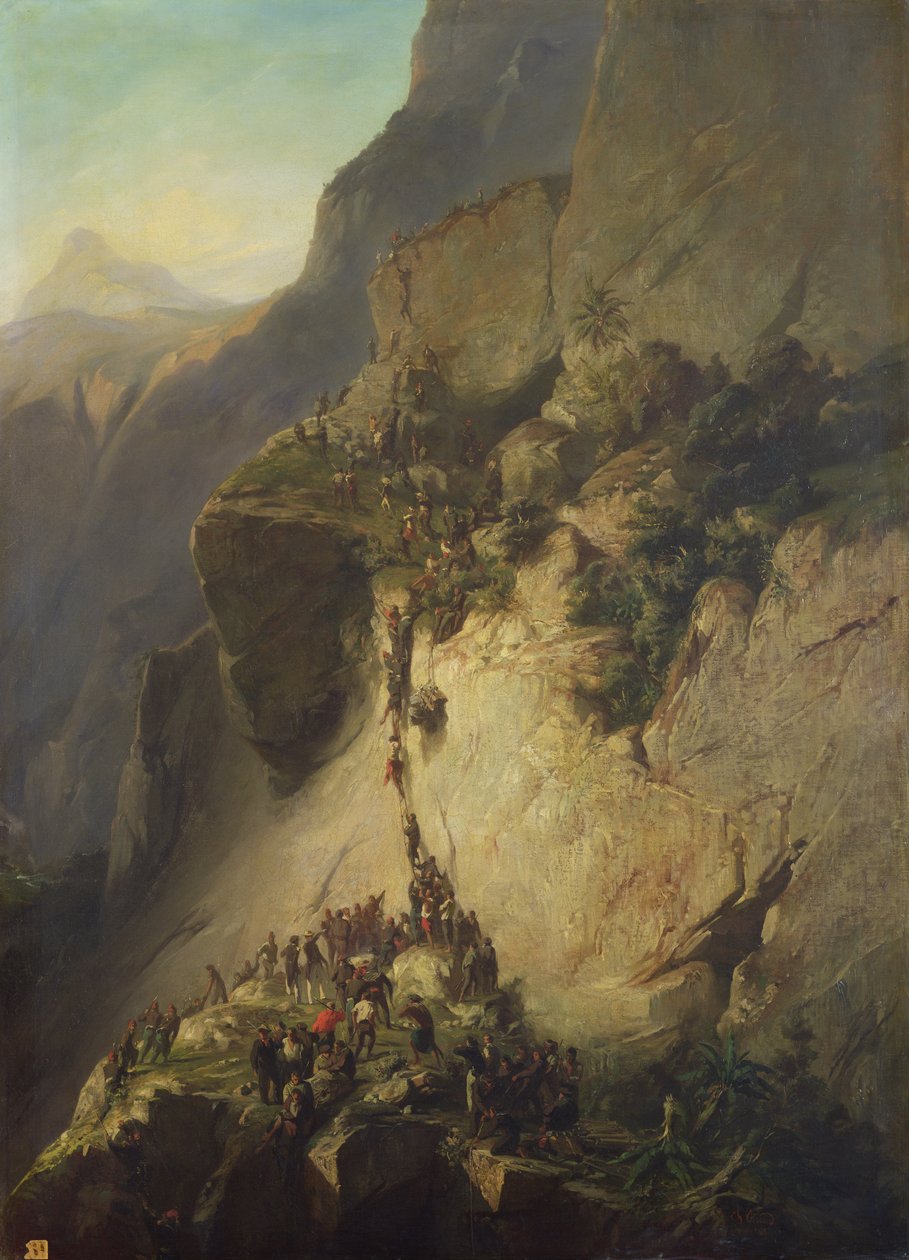 Fautuhua erőd elfoglalása, Tahiti, 1846. december 17 alkotó: Charles Giraud