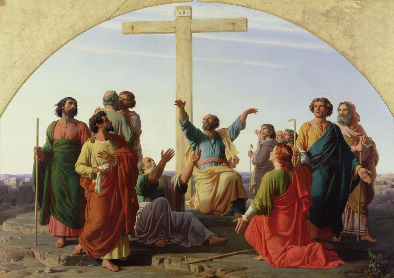 Az apostolok távozása, 1845 alkotó: Charles Gleyre
