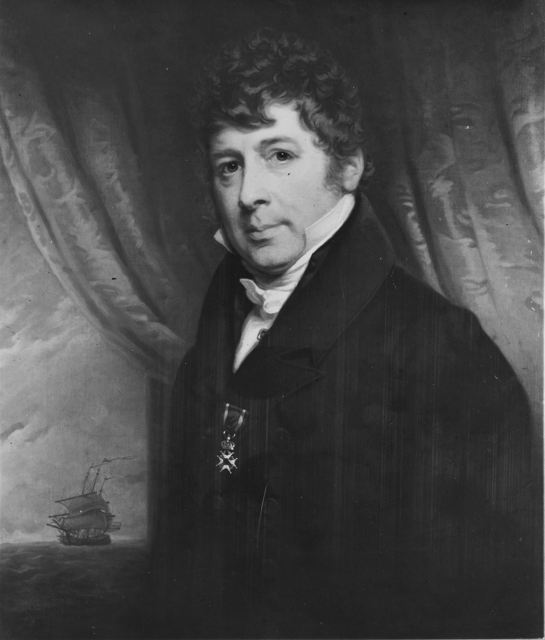 Hendrik Doeff arcképe (1764 - 1837) alkotó: Charles Howard Hodges