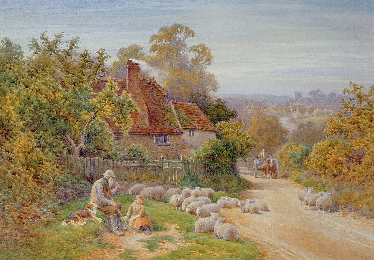 Mellesleg pihenés alkotó: Charles James Adams
