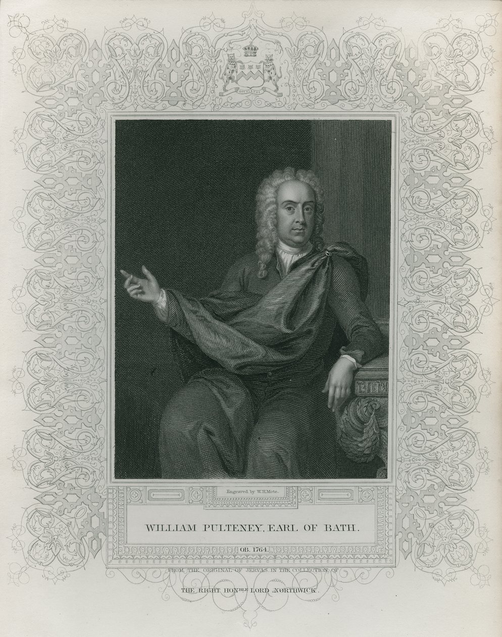 Sir William Pulteney, Bath grófja alkotó: Charles Jervas