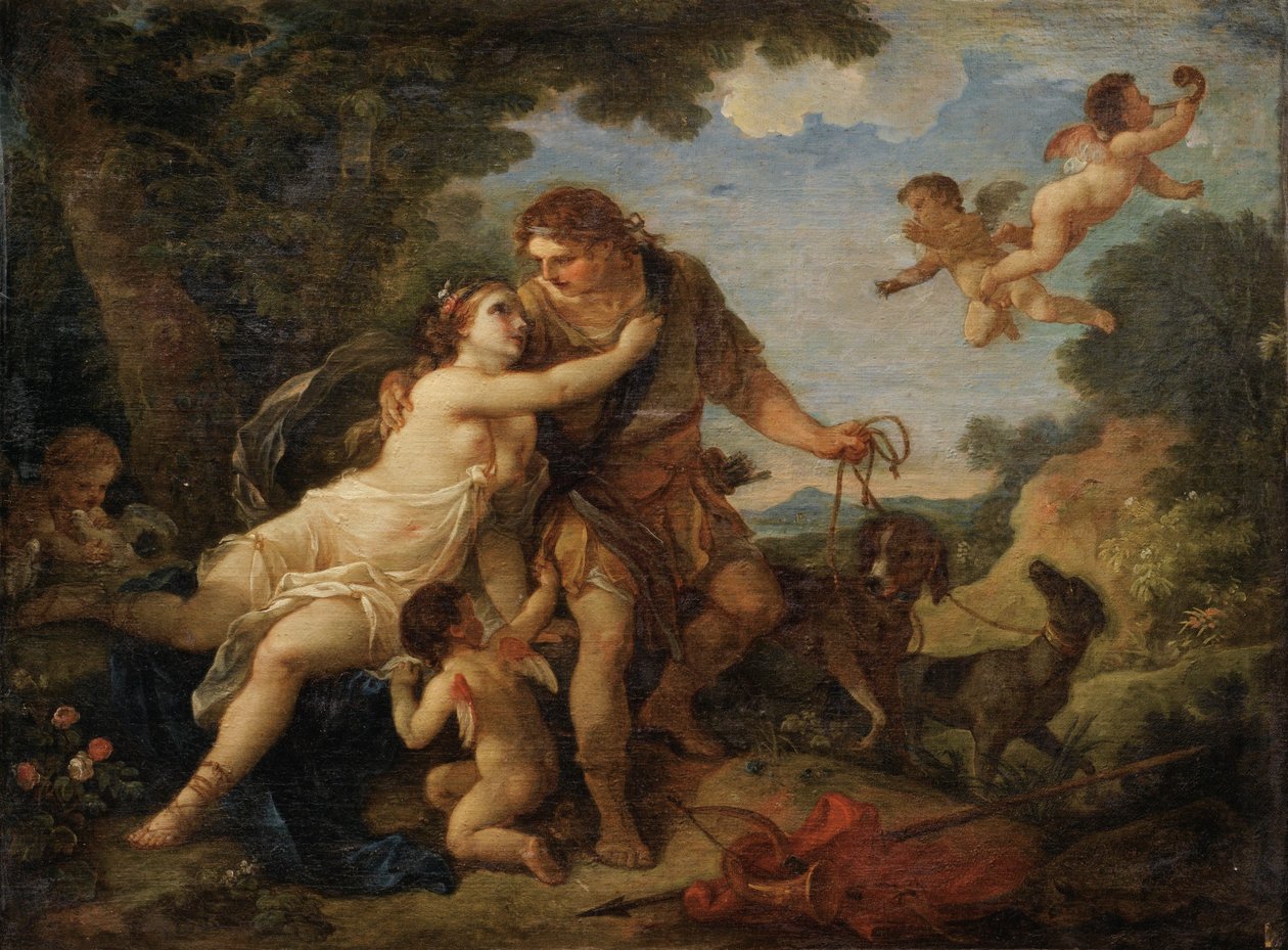 Vénusz és Adonisz alkotó: Charles Joseph Natoire