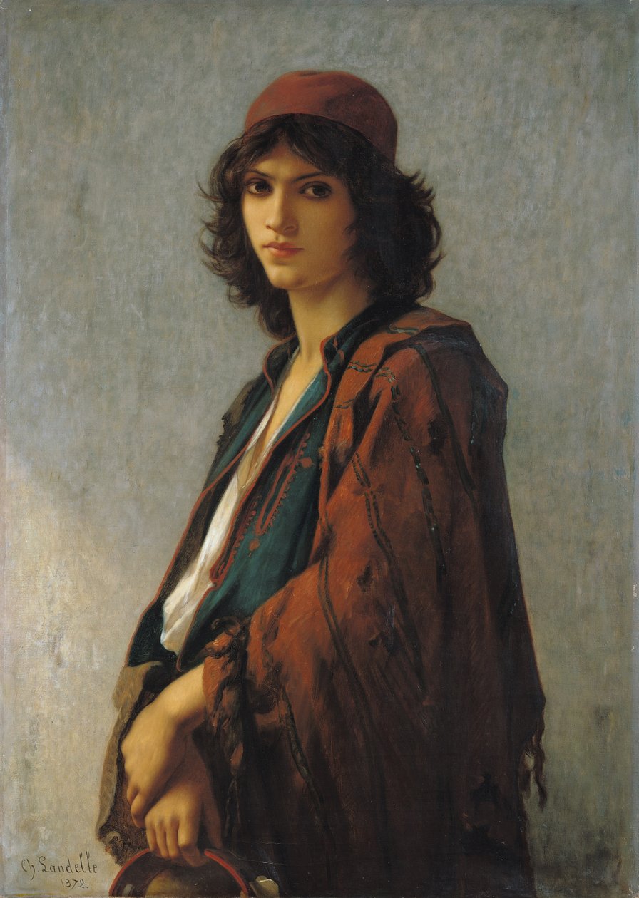 Fiatal cseh szerb, 1872 alkotó: Charles Landelle