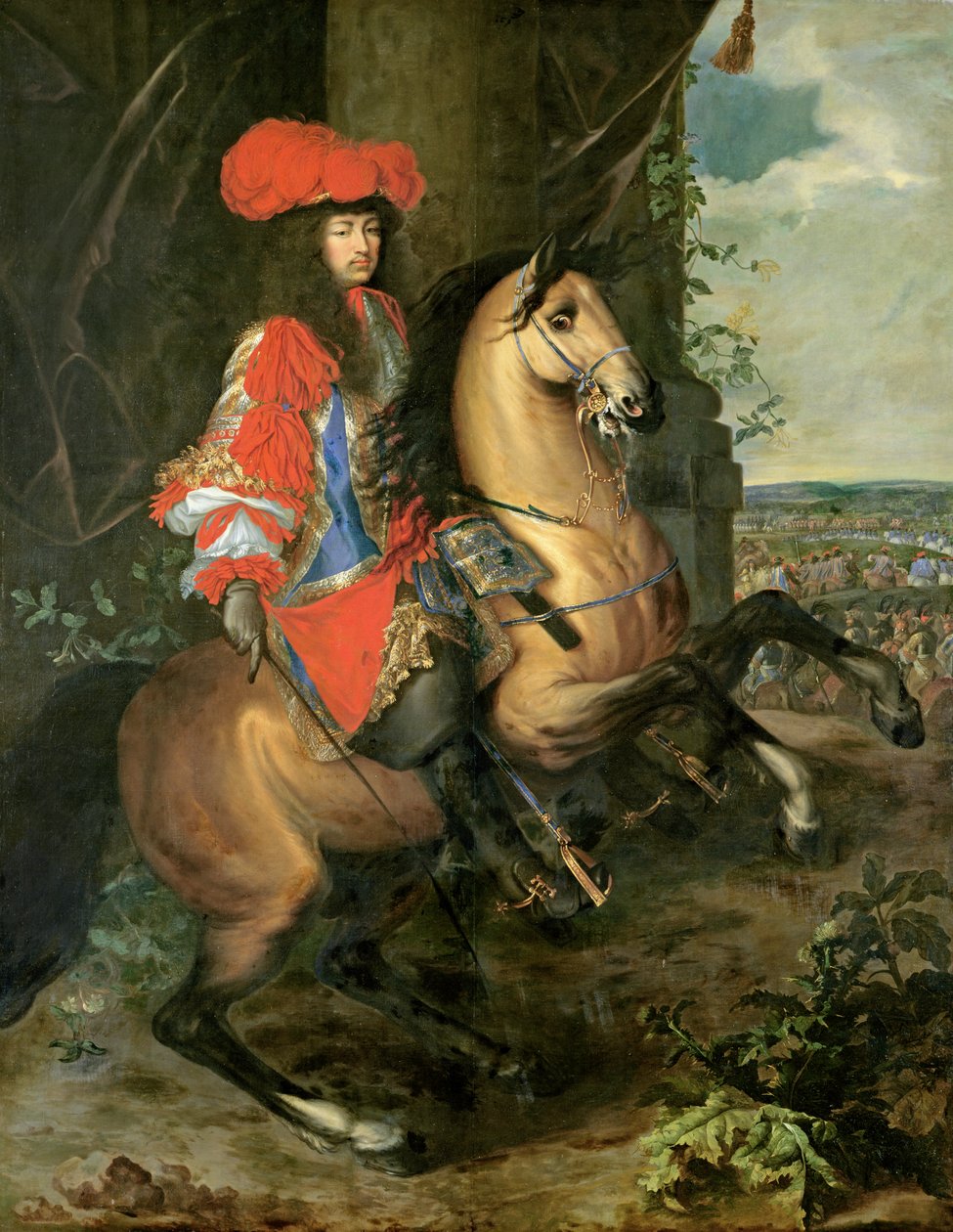 XIV. Lajos lovas portréja (1638-1715) alkotó: Charles Le Brun