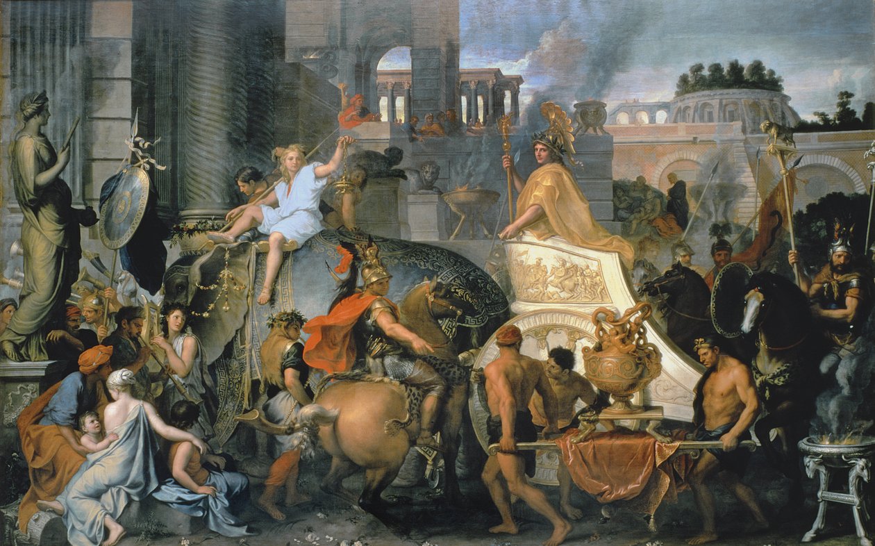 Sándor diadala, avagy Sándor belépése Babilonba, 1673 körül alkotó: Charles Le Brun