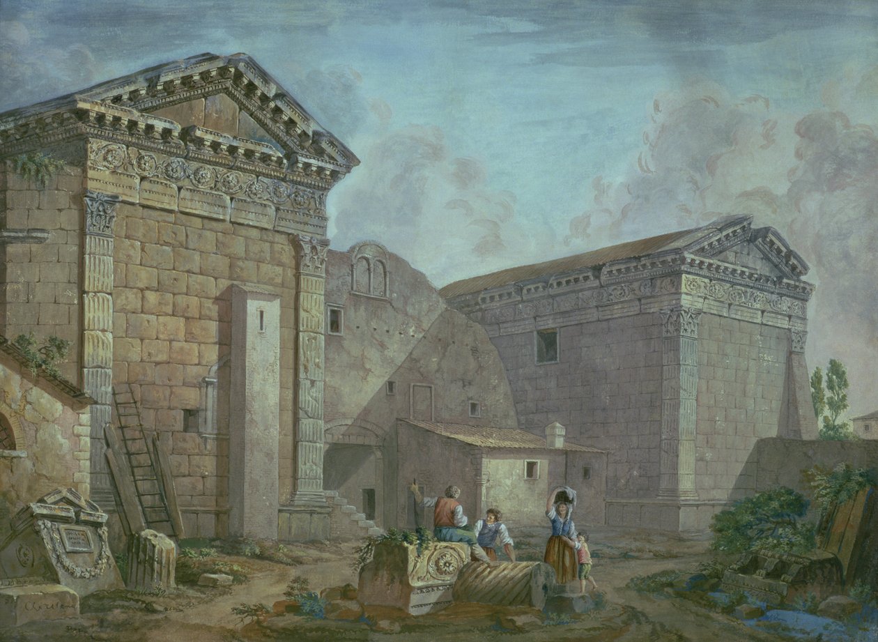 Augustus temploma, Pola, Isztria alkotó: Charles Louis Clerisseau