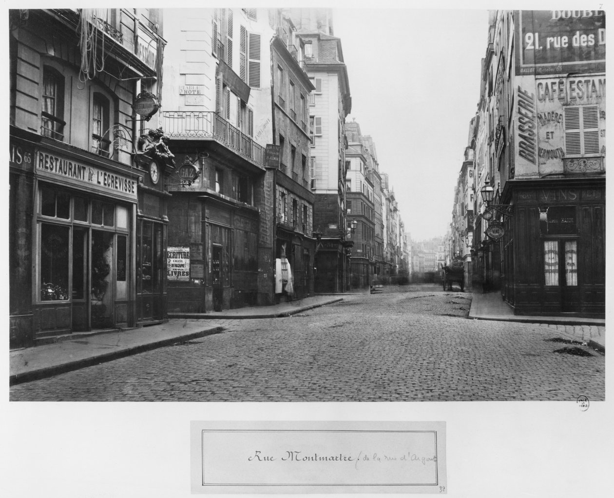 Párizs, Rue Montmartre, a Rue d