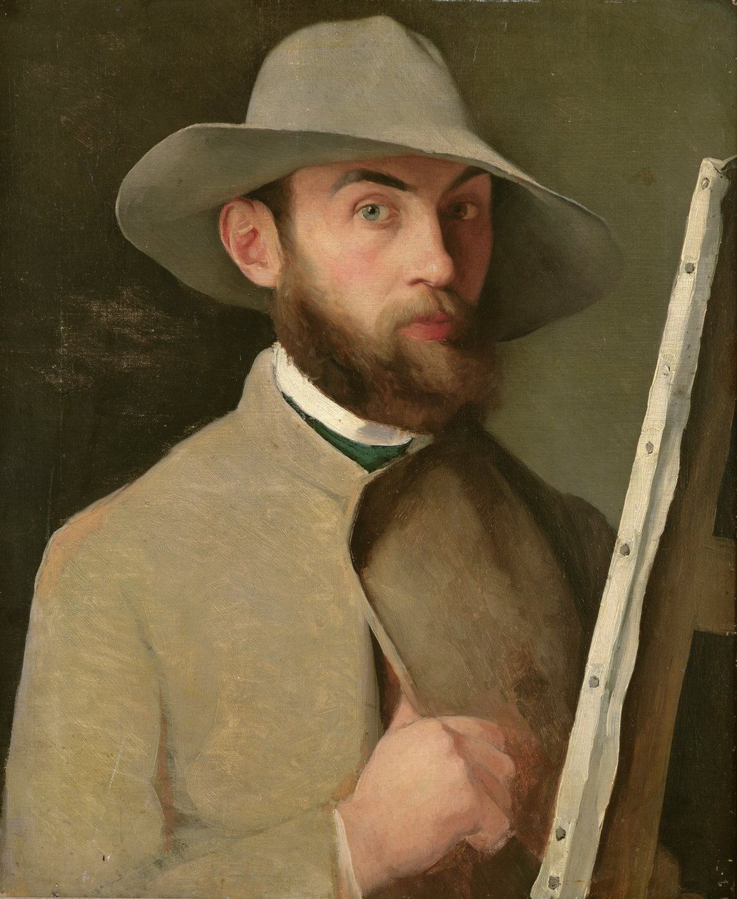 Önarckép, 1890 körül alkotó: Charles Maurin