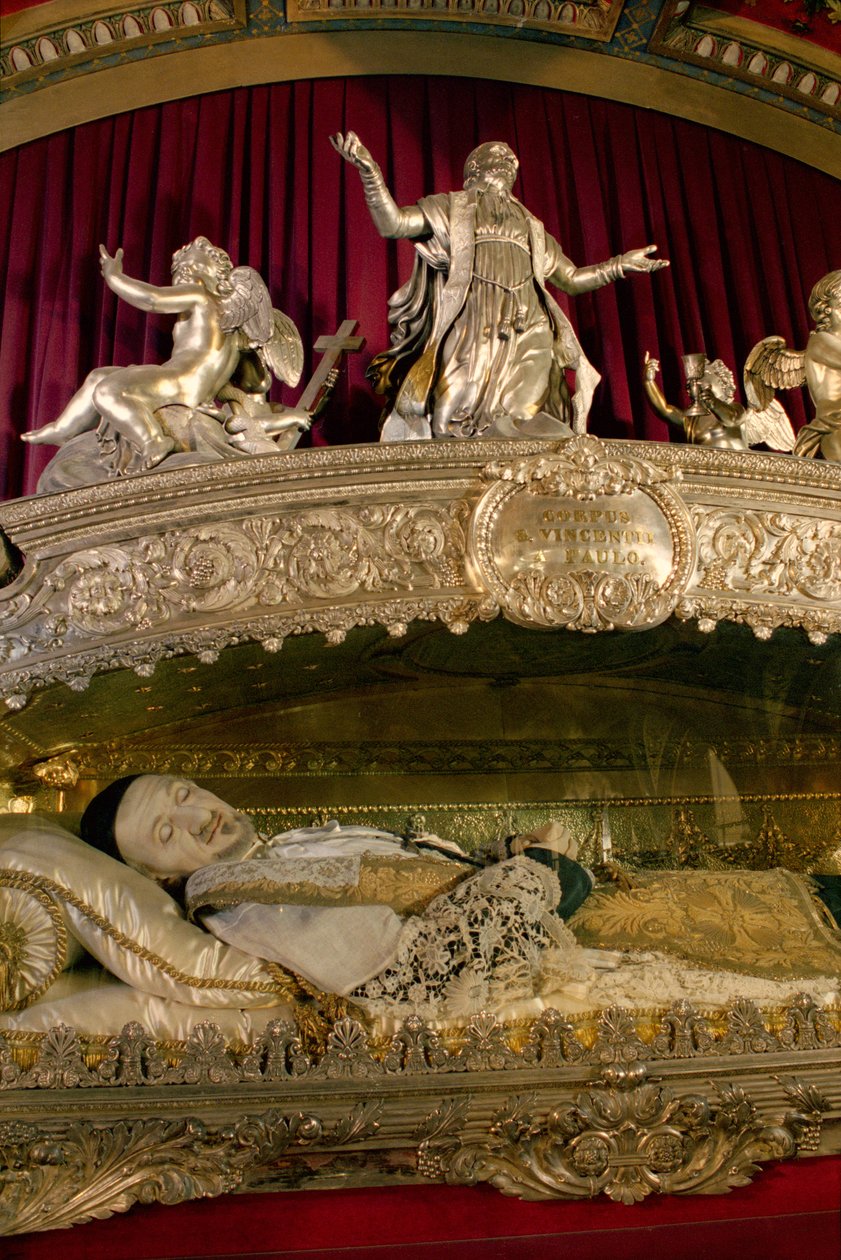Pál Szent Vince (1581-1660) szentélye (ezüst) (223639. részlet) alkotó: Charles Nicolas Odiot