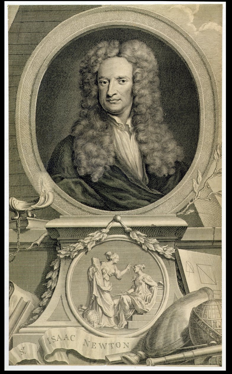Sir Isaac Newton (1642-1727) (lásd még: 36013) alkotó: Charles Robert Leslie