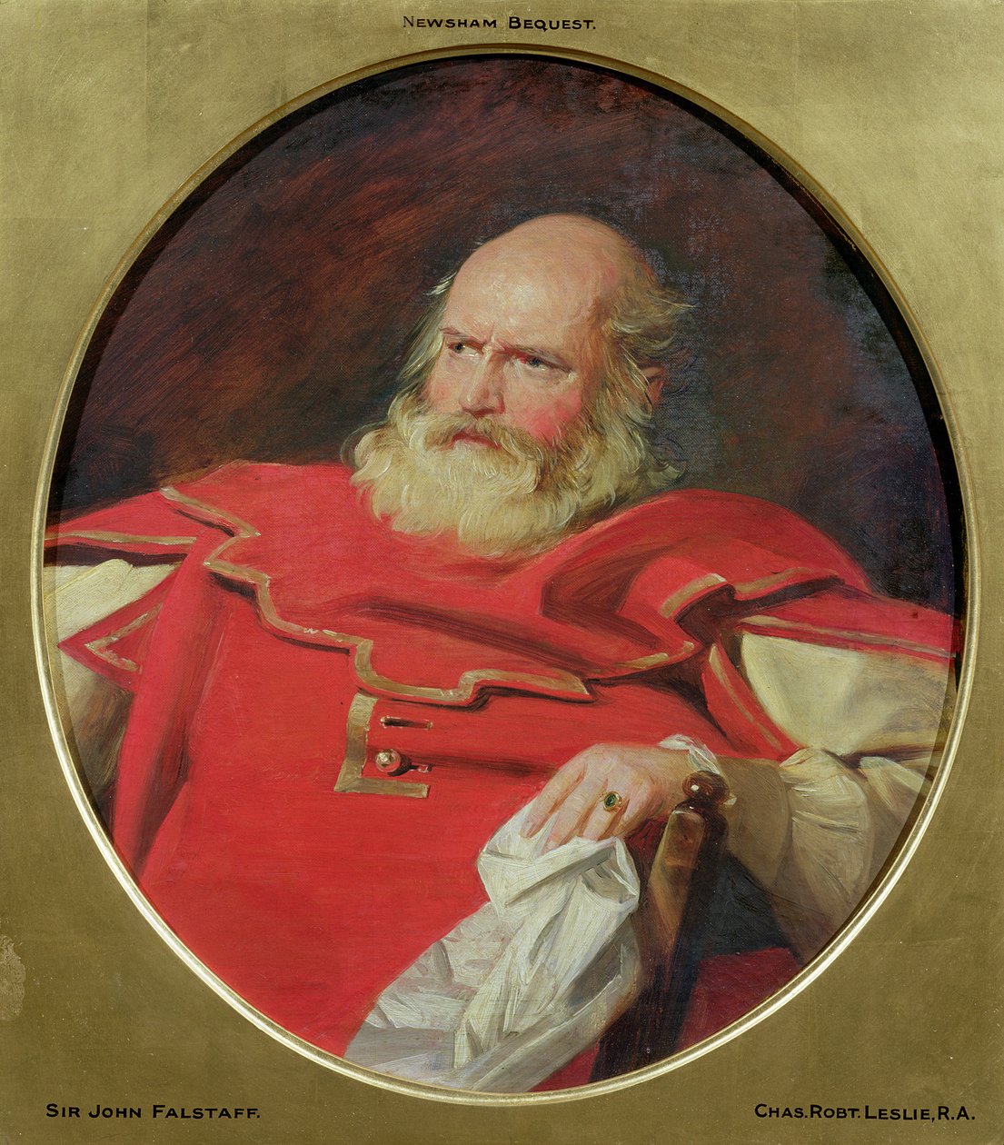 Sir John Falstaff, 1840 körül alkotó: Charles Robert Leslie