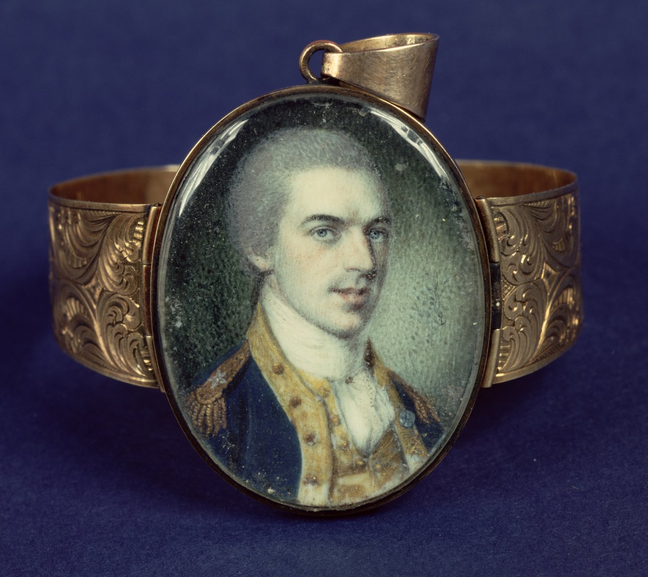 Samuel B. Webb, 1779 (wc elefántcsont színen a csuklón) alkotó: Charles Willson Peale