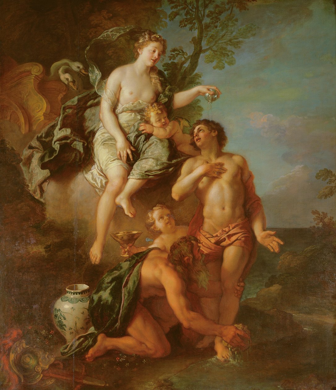 Aeneas istenítése alkotó: Charles de la Fosse