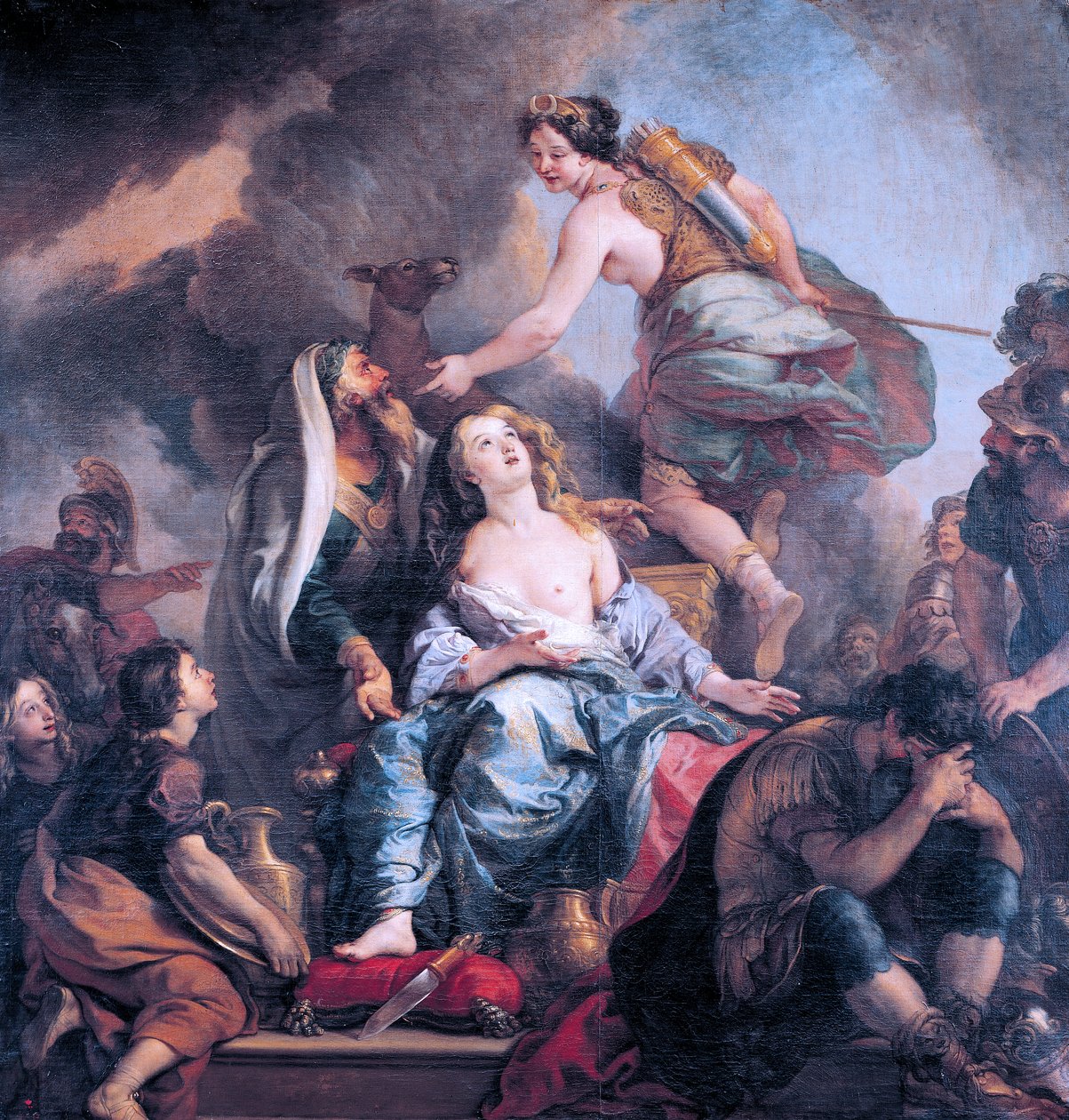 Iphigénia áldozata alkotó: Charles de la Fosse