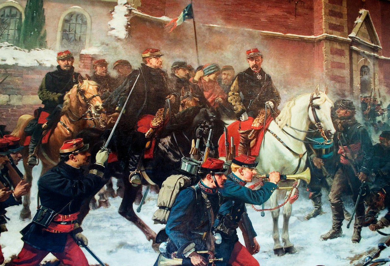 Faidherbe tábornok harcban Biefviller-lès-Bapaume-ban, 1871. január 3-án alkotó: Charles Edouard Armand Dumaresq