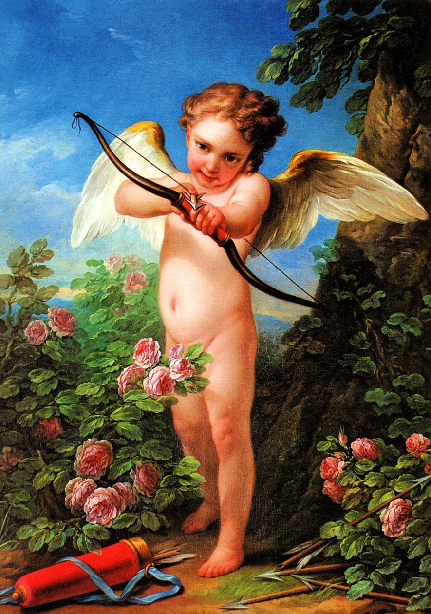 Ámor Lő egy íjat alkotó: Charles André van Loo