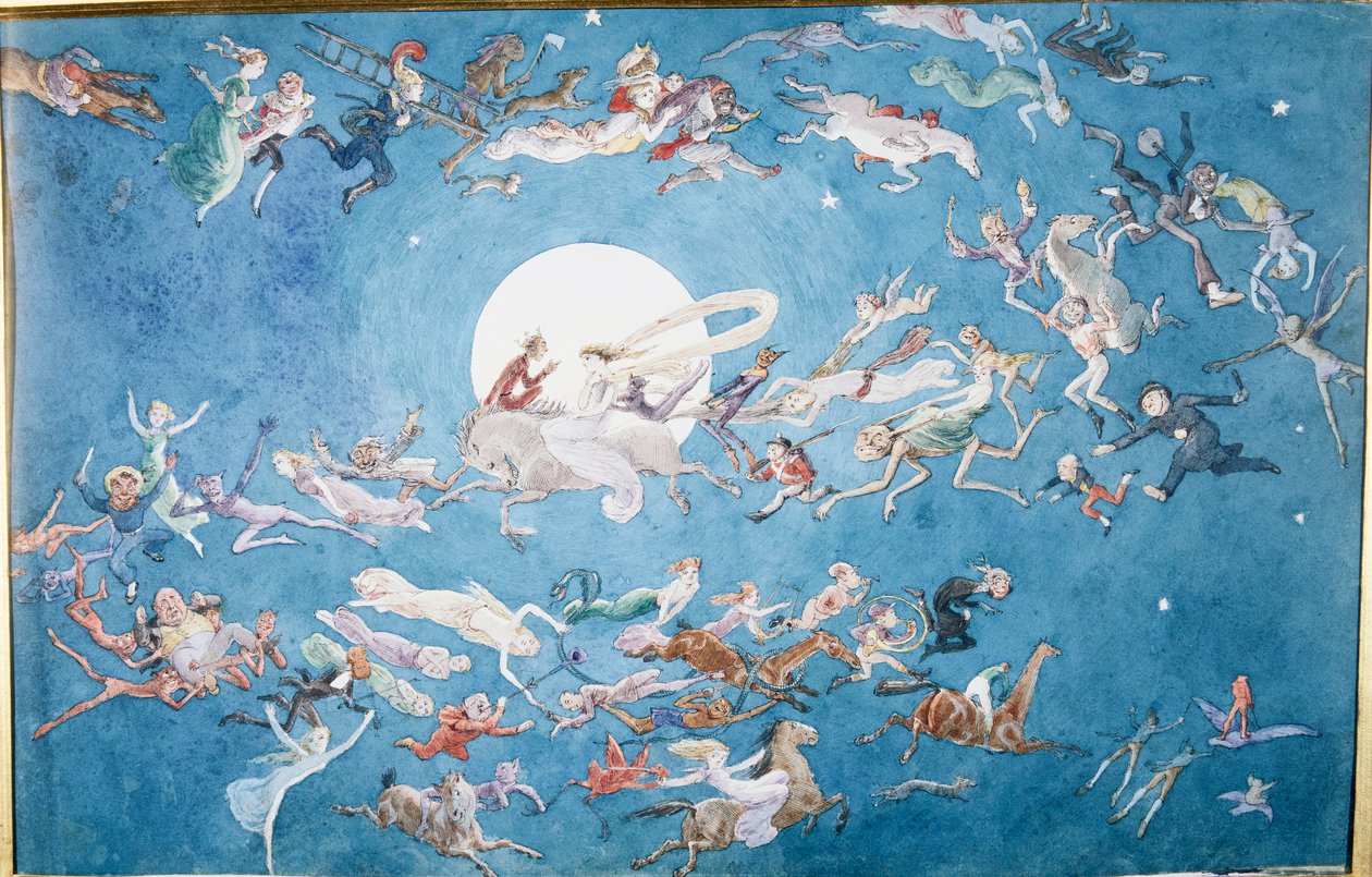 Tánc a Hold körül alkotó: Charles Altamont Doyle
