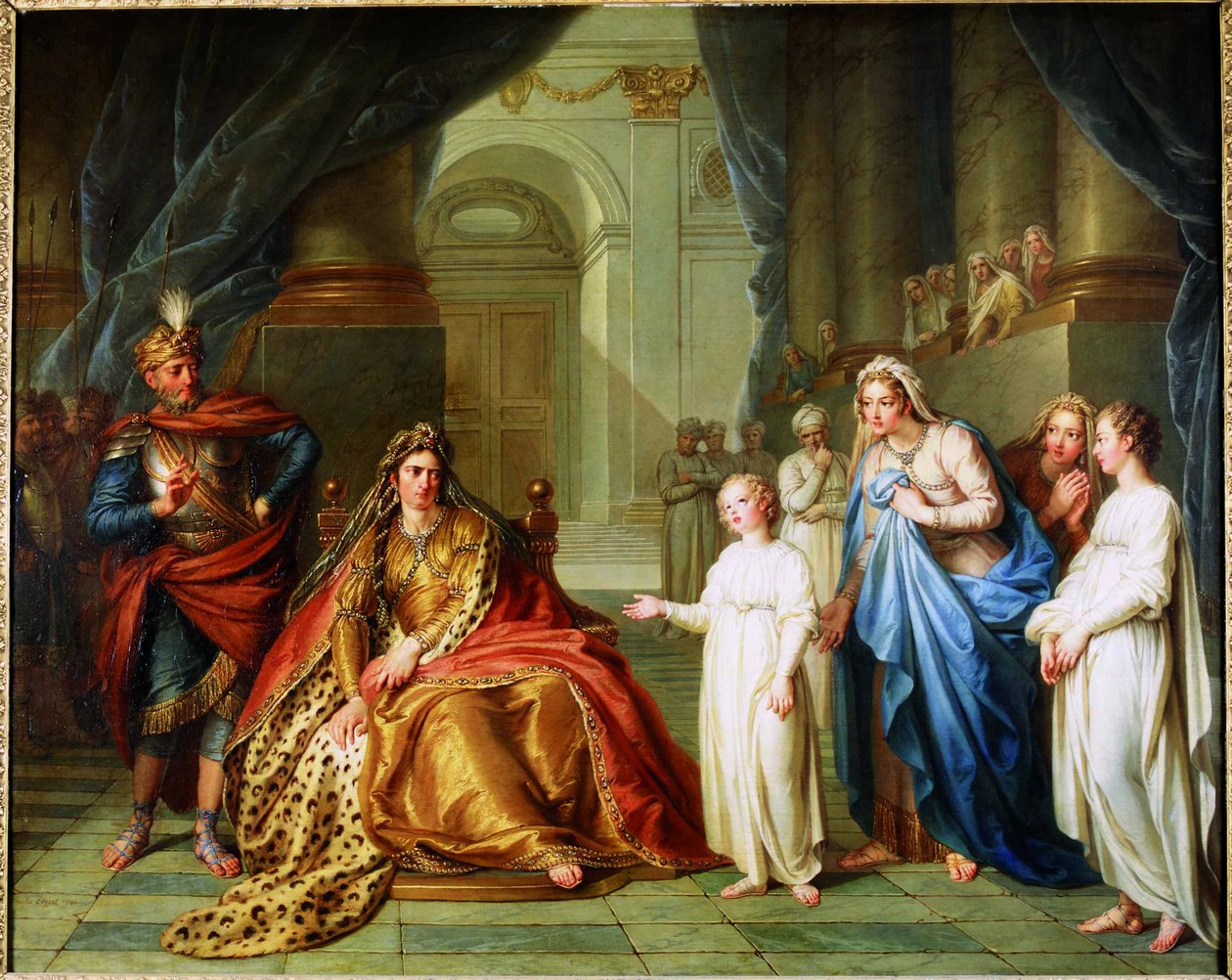 Atália és Joás, 1741. alkotó: Charles Antoine Coypel