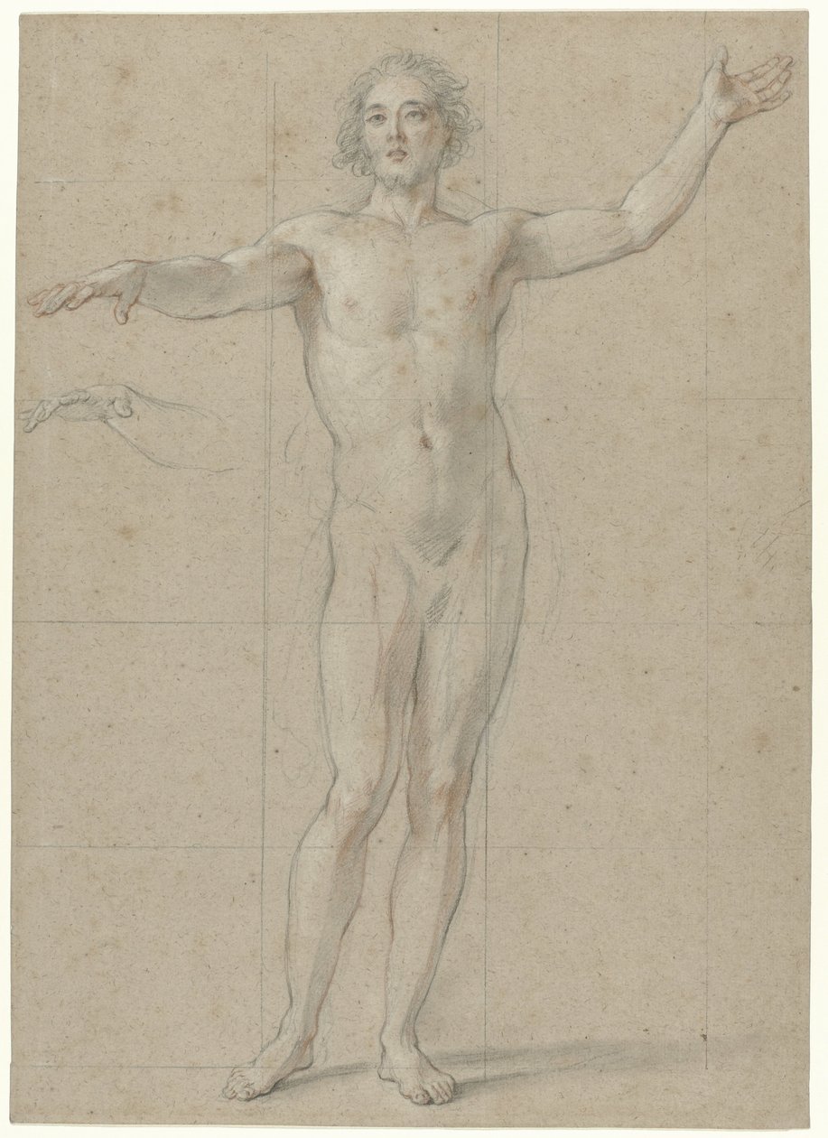 Álló férfi meztelen alkotó: Charles Antoine Coypel