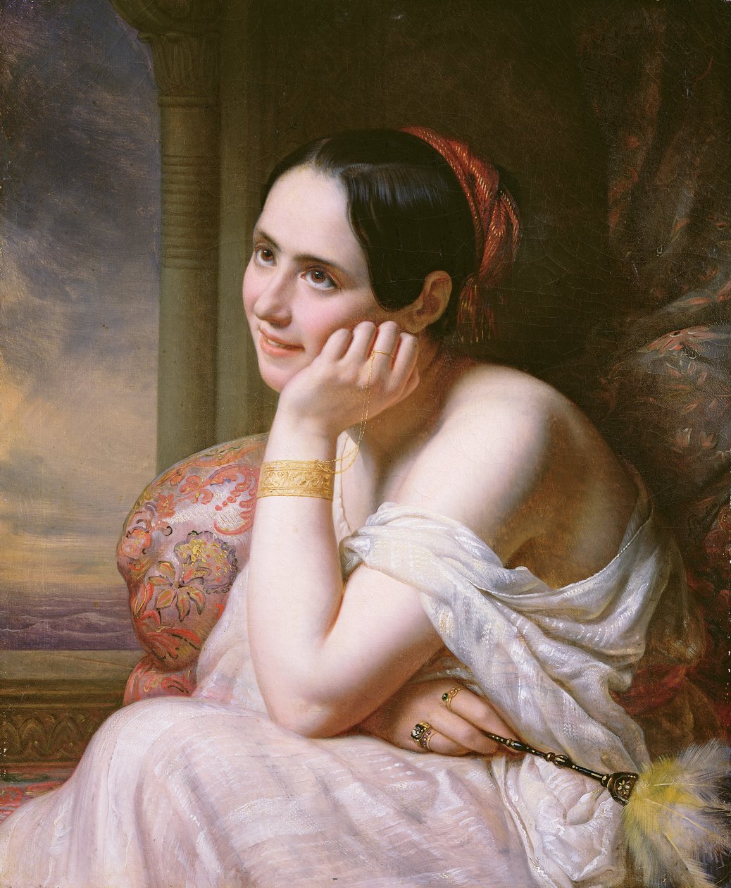Odalisque, 1836 alkotó: Carl von Steuben