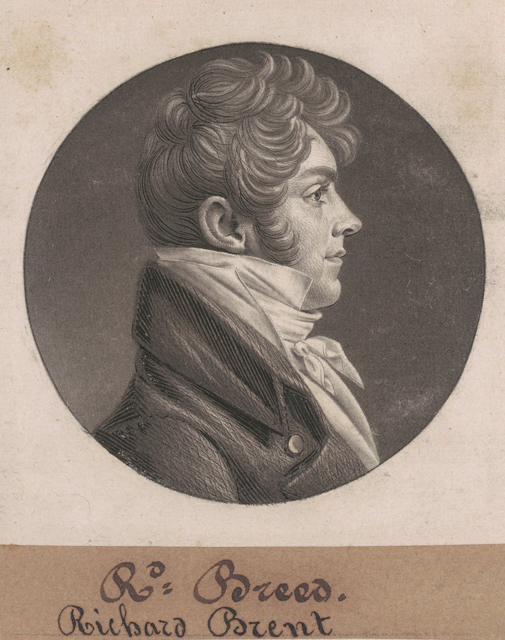 Richard Brent alkotó: Charles B.J. Févret de Saint Mémin