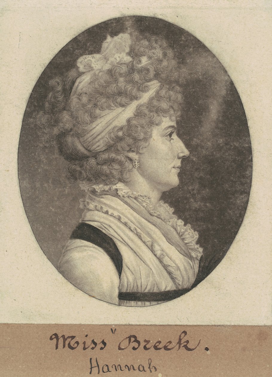 Hannah Breck alkotó: Charles B. J. Févret de Saint Mémin