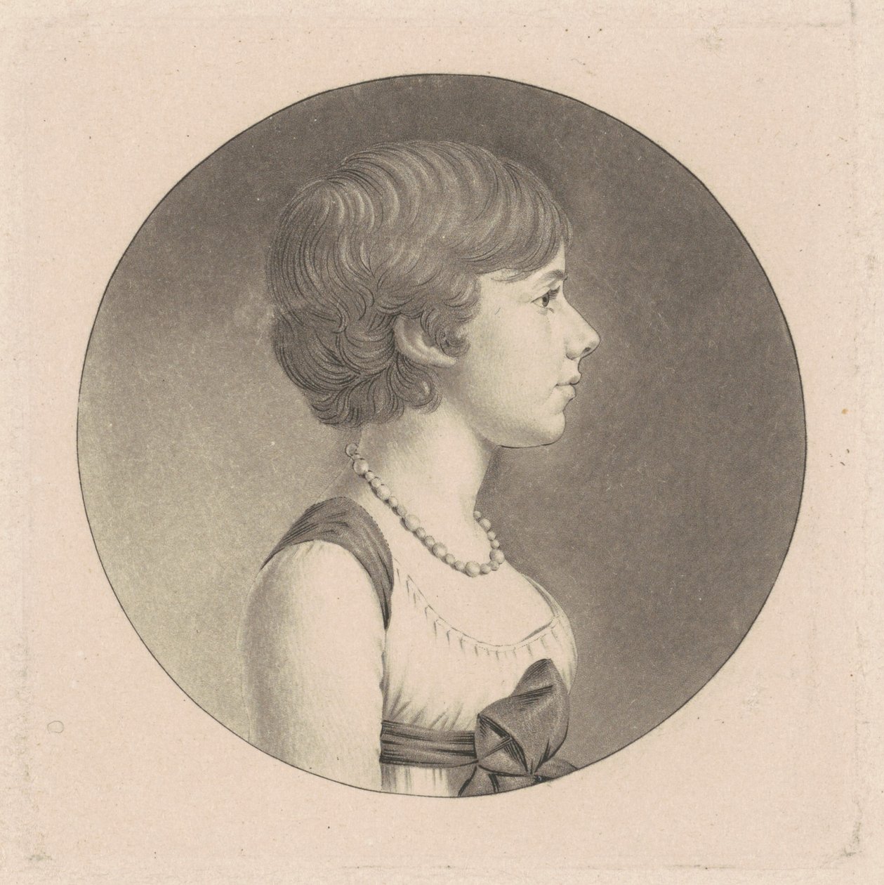 Louisa DuPonceau alkotó: Charles B. J. Févret de Saint Mémin