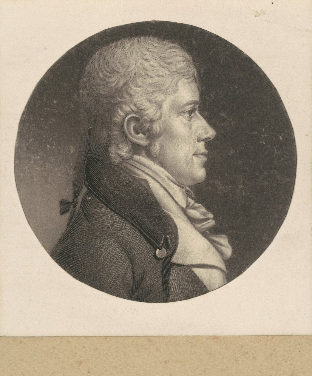 Mahlon Dickerson alkotó: Charles B. J. Févret de Saint Mémin