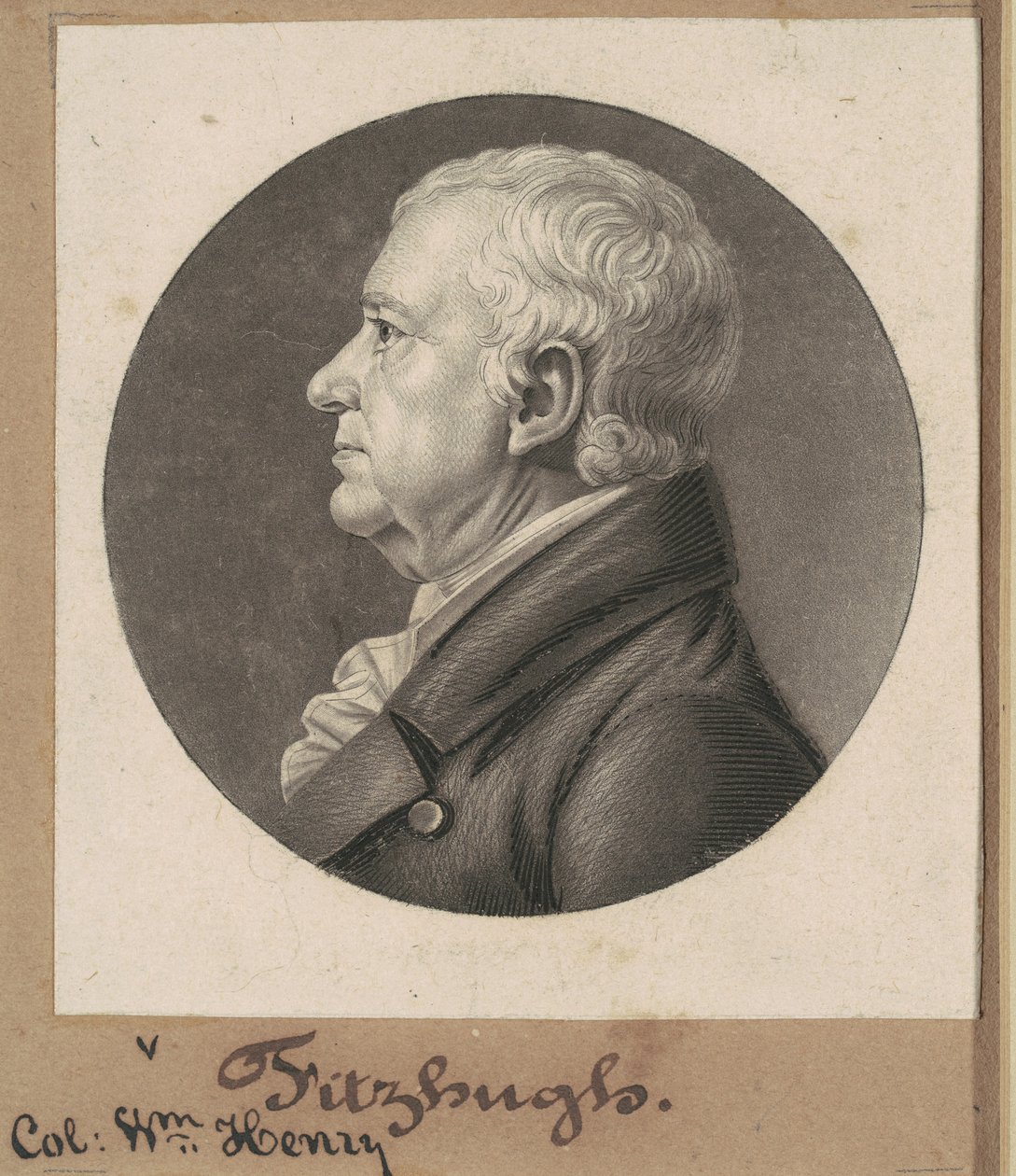 William Fitzhugh alkotó: Charles B. J. Févret de Saint Mémin