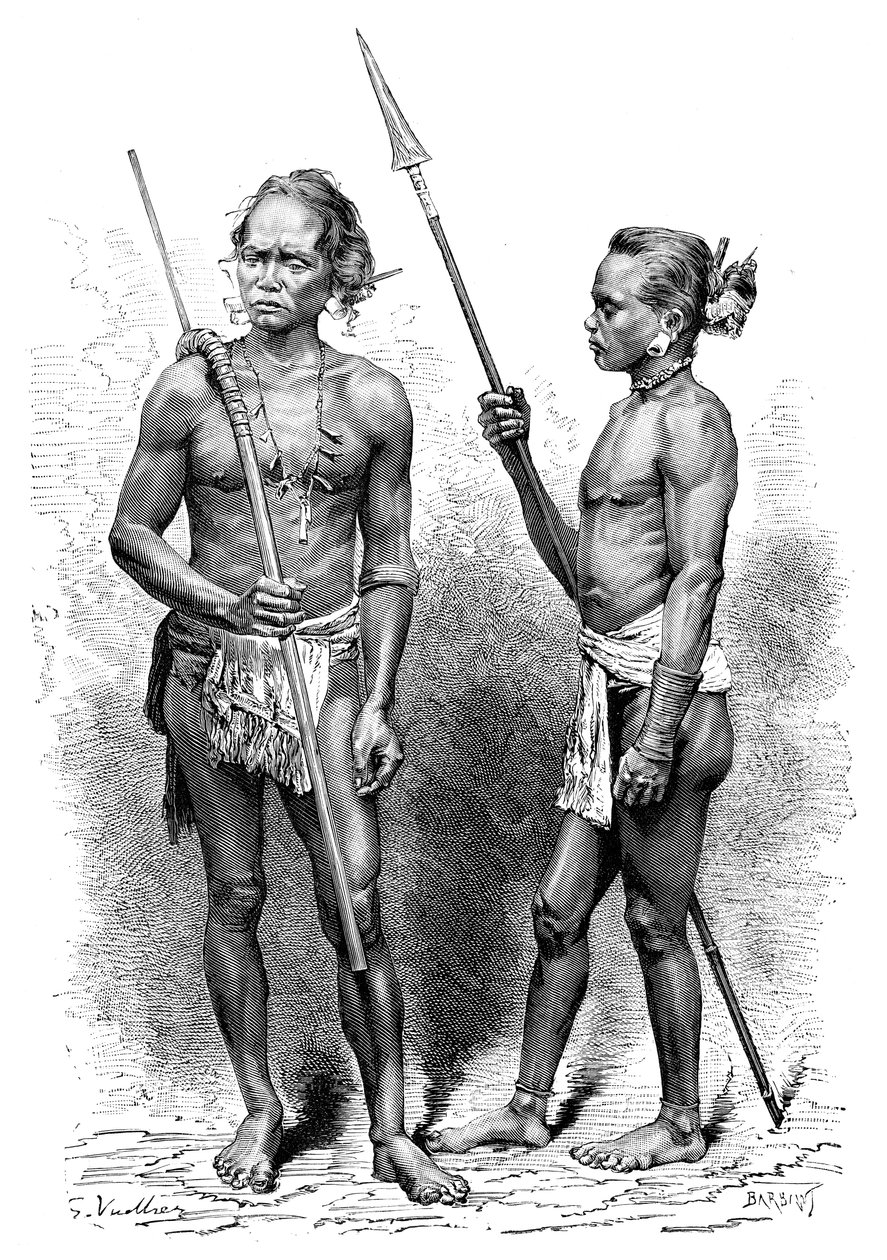 Moi nép, Indonézia, 1895. alkotó: Charles Barbant