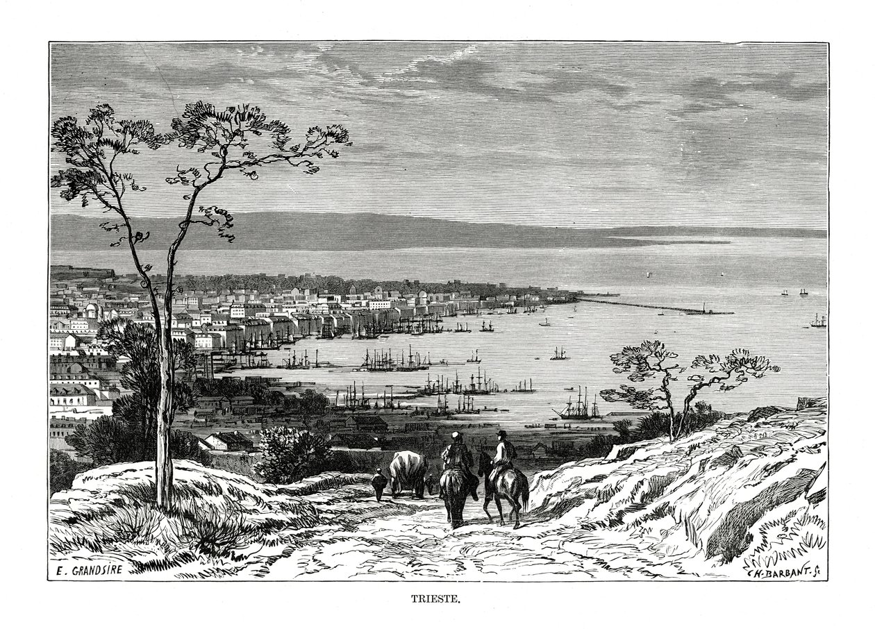 Trieszt, Olaszország, 1879 alkotó: Charles Barbant