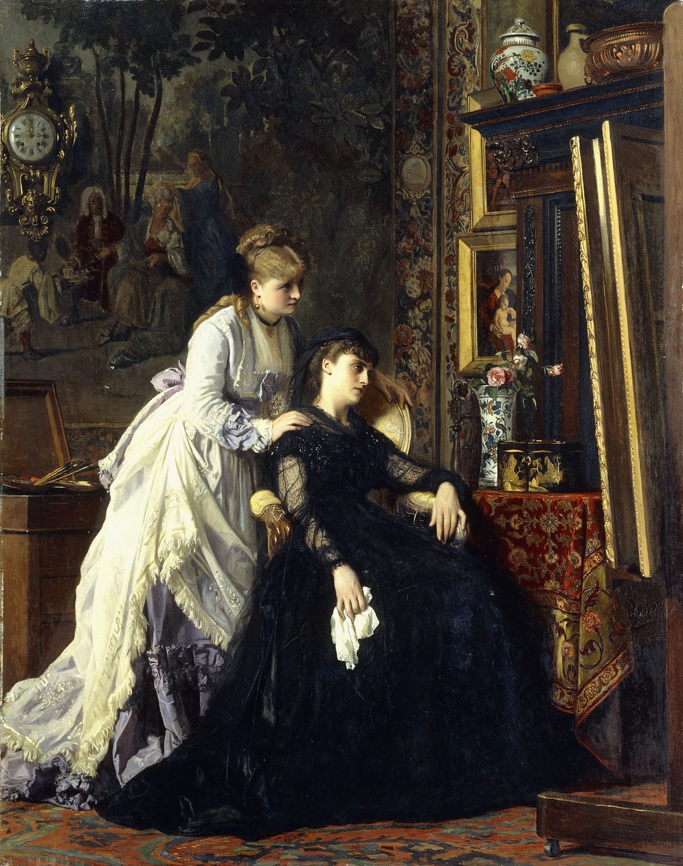 Emlékek, alkotó: Charles Baugniet