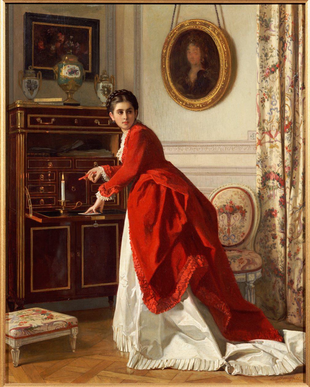 A levél alkotó: Charles Baugniet