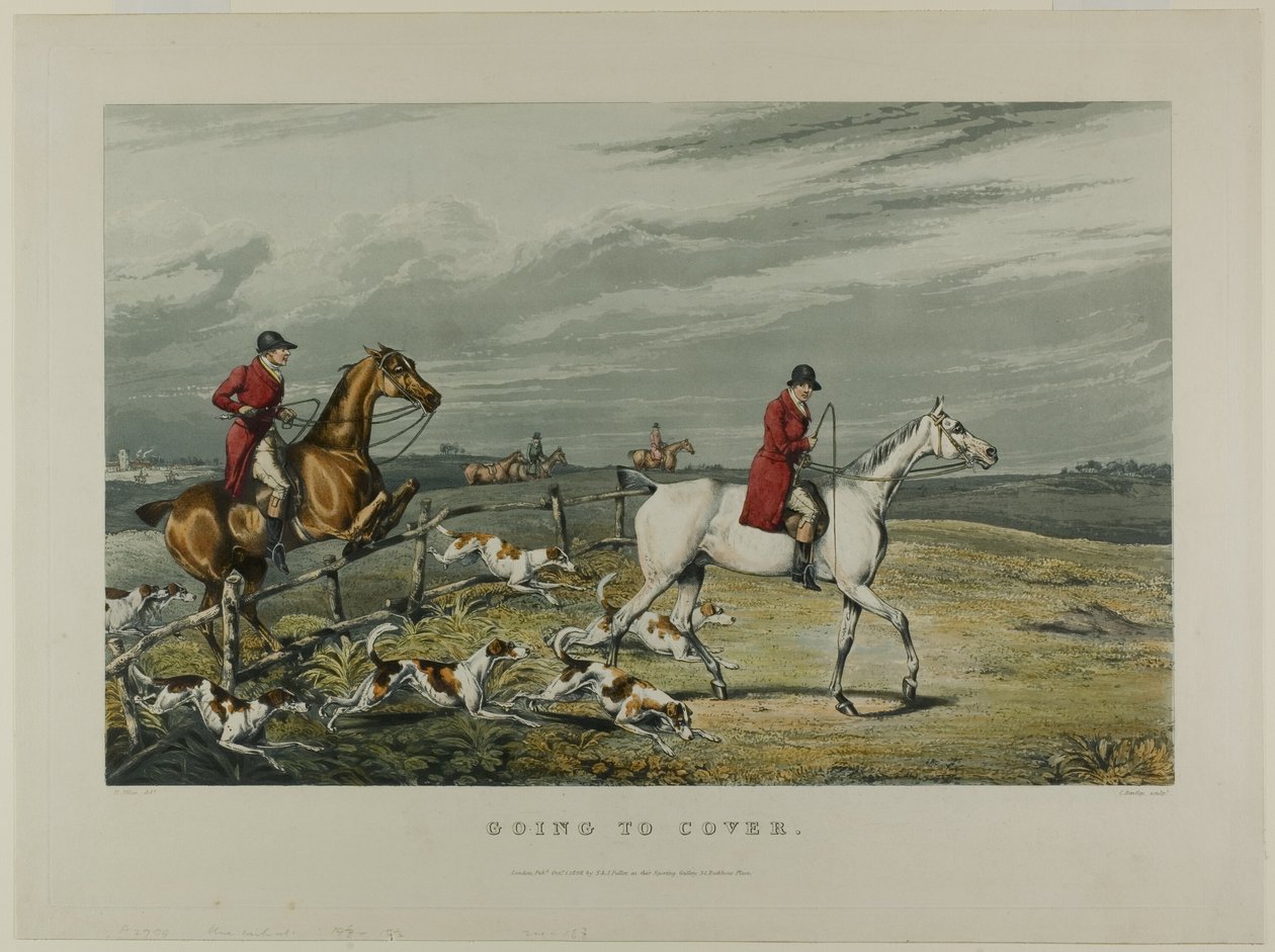 Going to Cover, a Fox Hunting alkotó: Charles Bentley