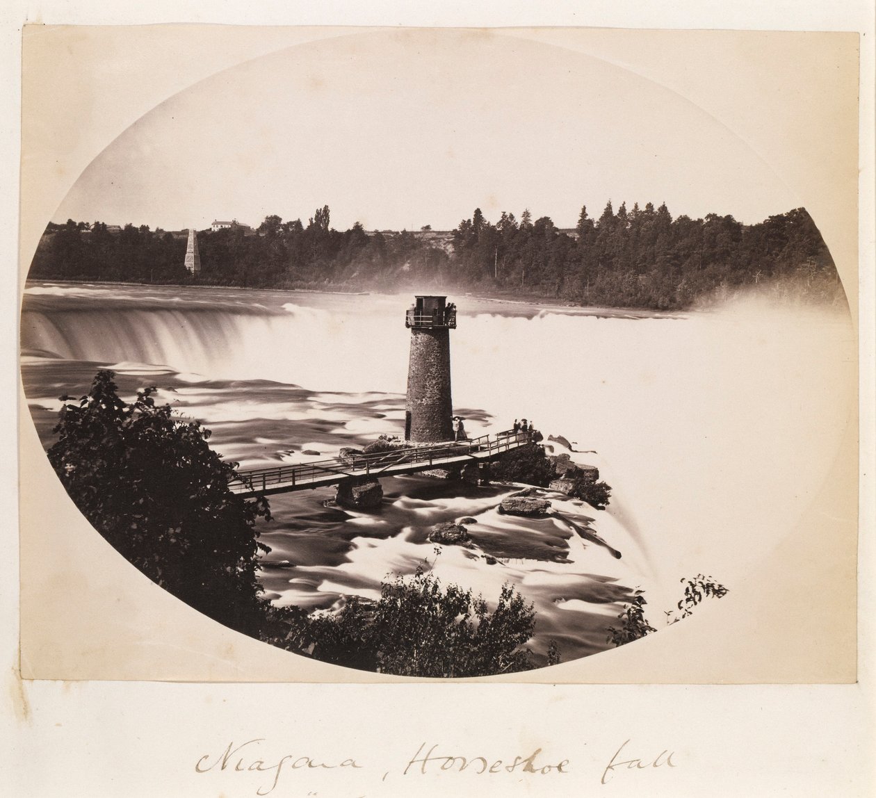Niagara, Patkó-vízesés és Terrapin-torony alkotó: Charles Bierstadt