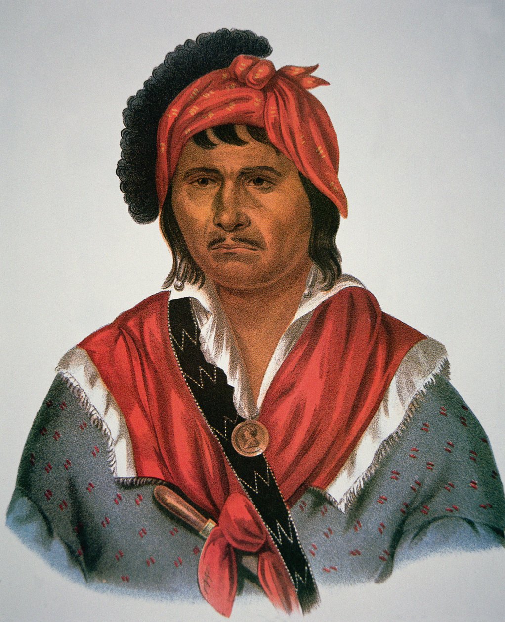 Neamathla főnök alkotó: Charles Bird King