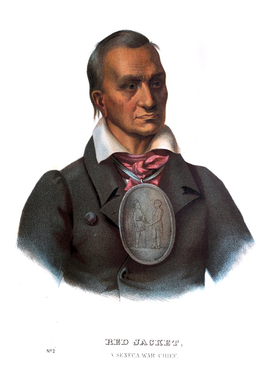 Red Jacket, Seneca hadvezére alkotó: Charles Bird King
