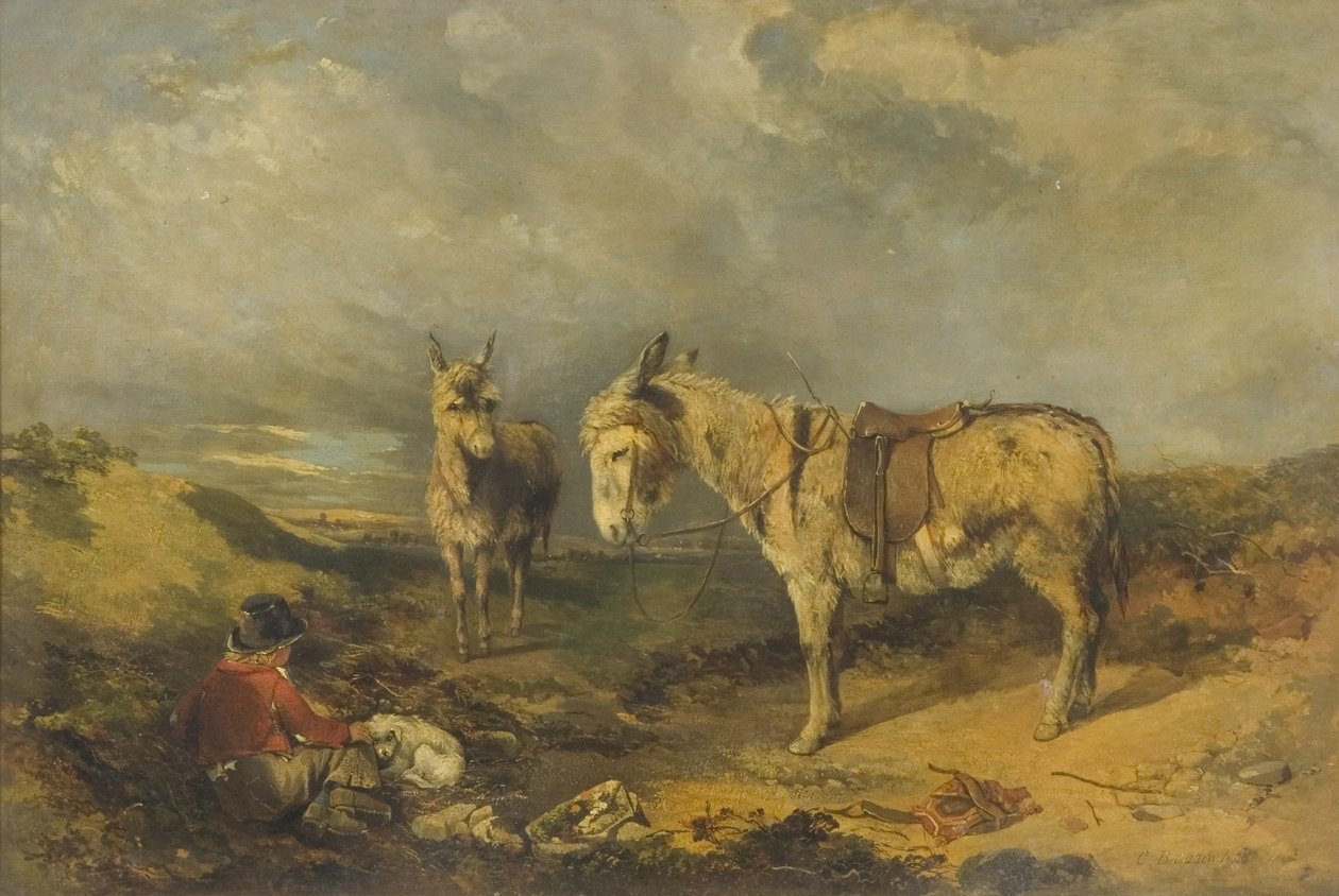 Két szamár alkotó: Charles Branwhite