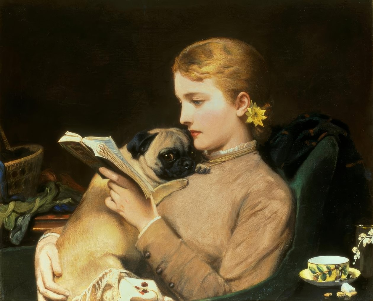 Szőke és barna alkotó: Charles Burton Barber