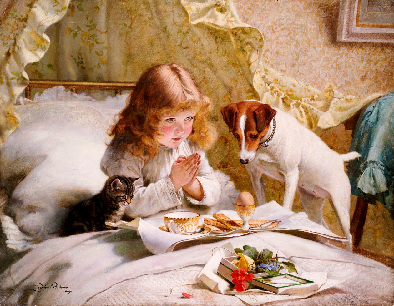 Suspense, 1894 alkotó: Charles Burton Barber
