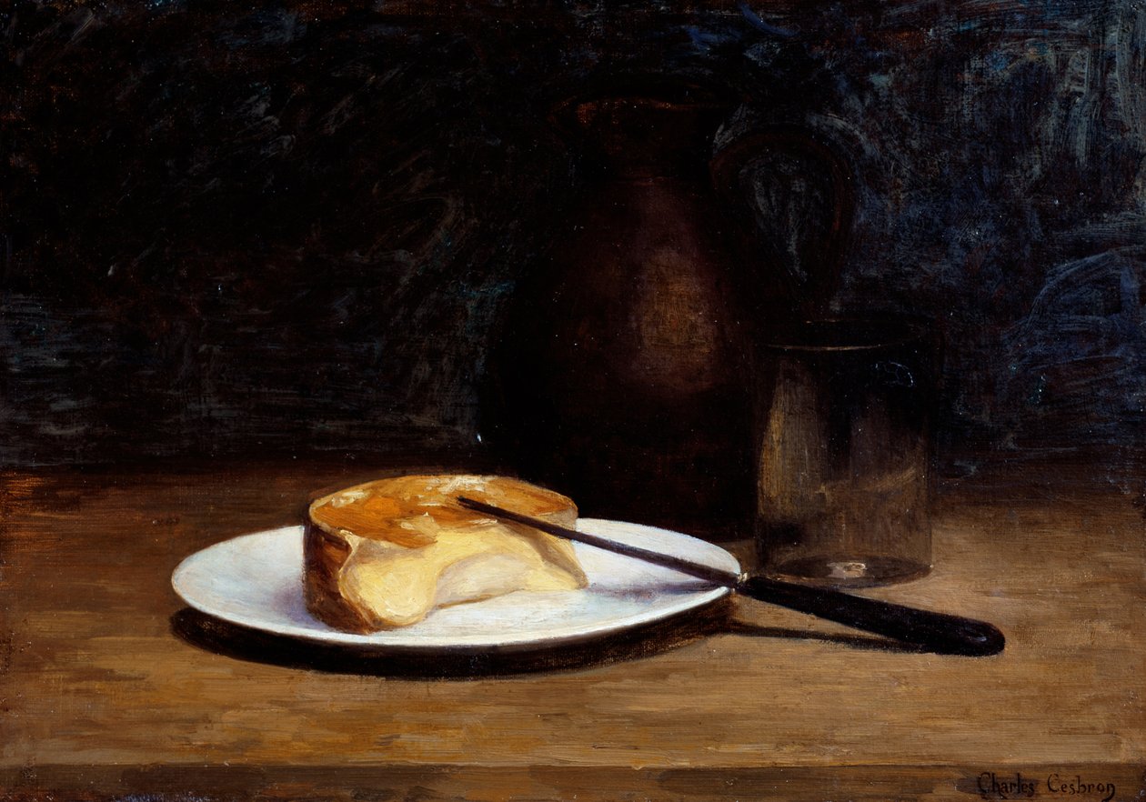 Csendélet az ezredessel, 1900 alkotó: Charles Cesbron