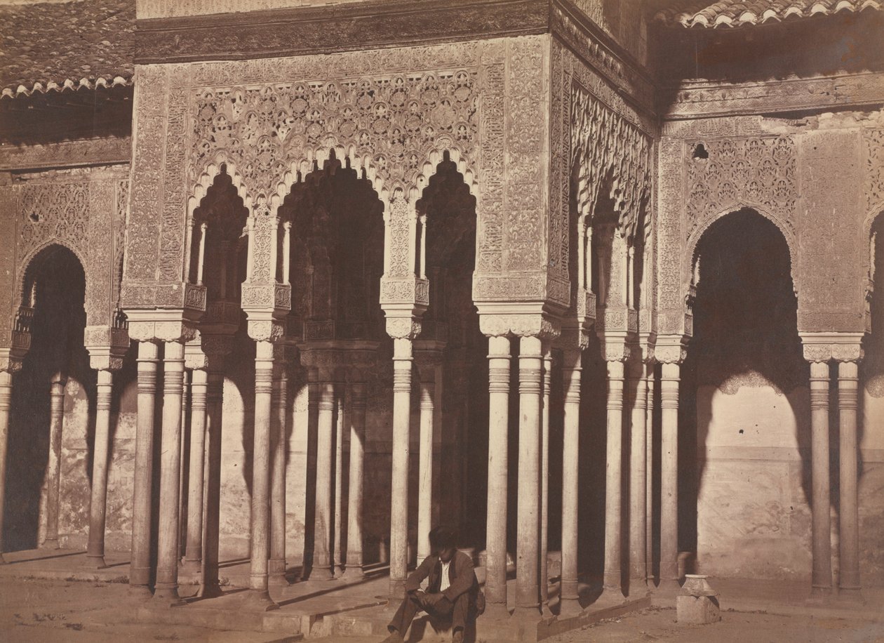 Udvar, Alhambra, 1857-58. alkotó: Charles Clifford