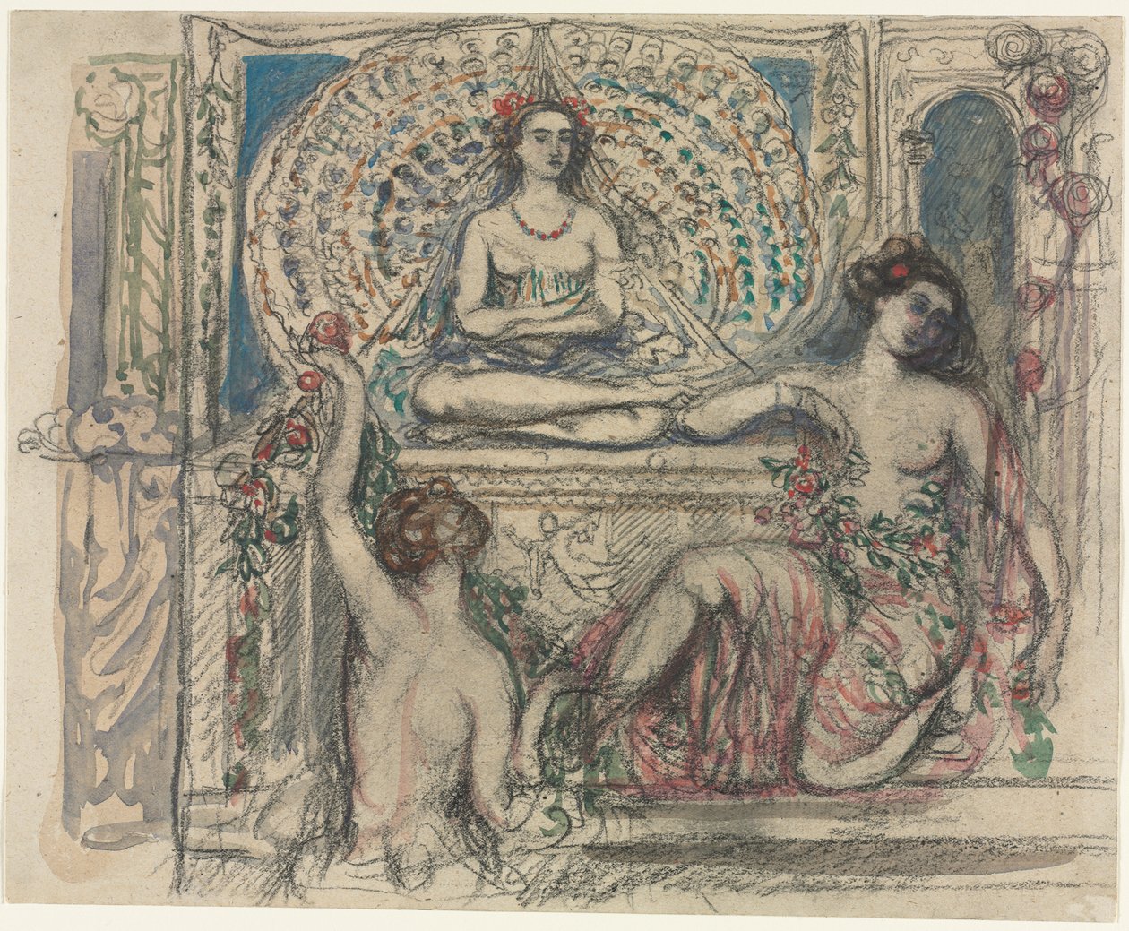 A páva trónja alkotó: Charles Edward Conder