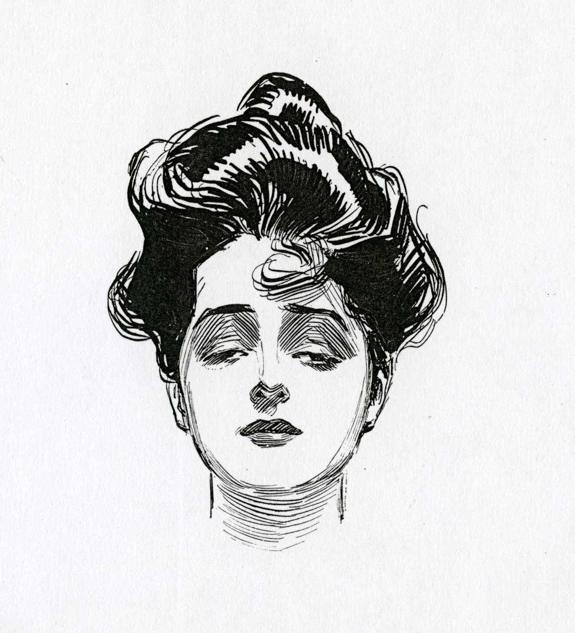 Egy Gibson-lány, 1902 körül alkotó: Charles Dana Gibson