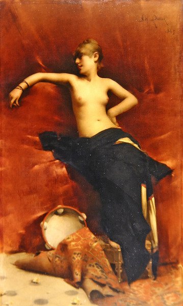 Keleti táncos pihenő alkotó: Charles Daux