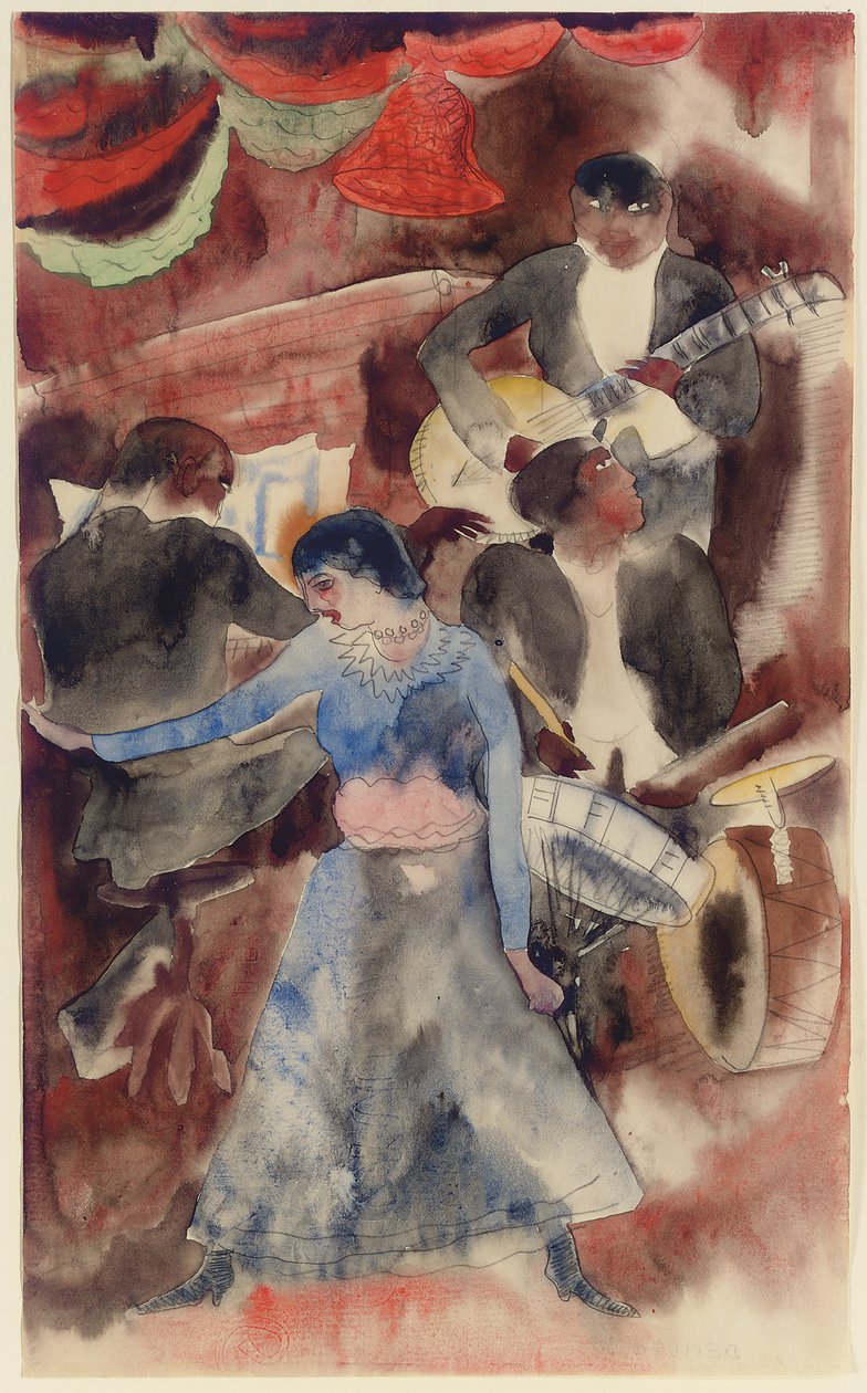 Fekete lány táncos alkotó: Charles Demuth