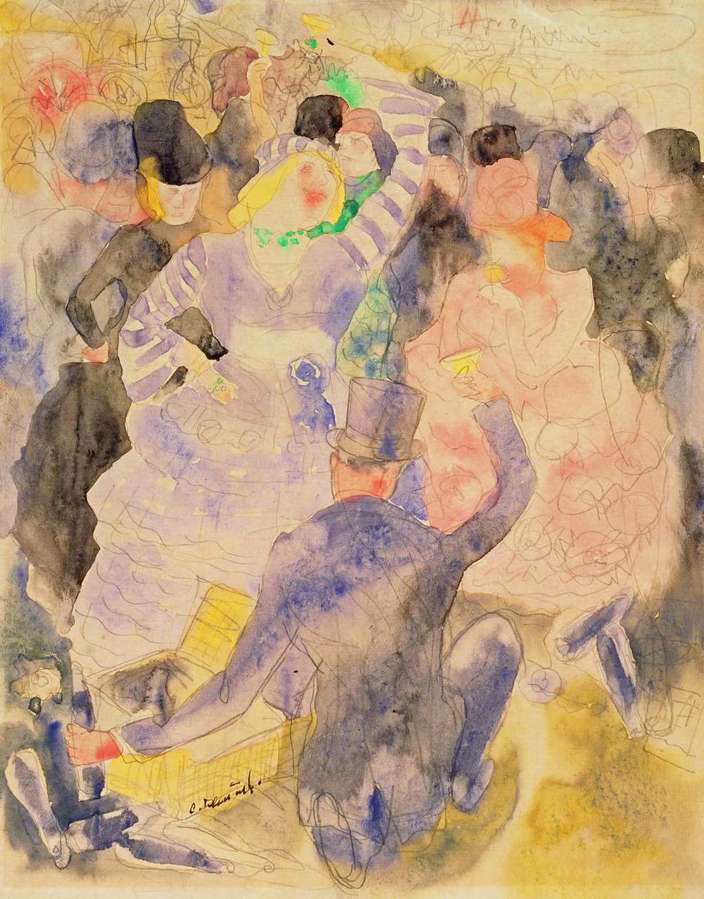 Rajz Zolas Nana számára, 1915-16 alkotó: Charles Demuth