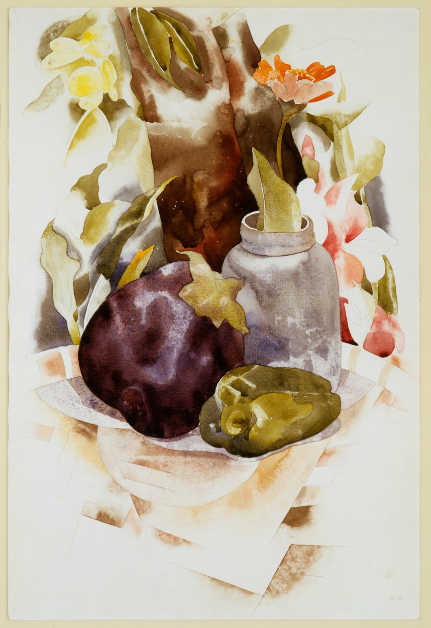 Padlizsán és zöldpaprika alkotó: Charles Demuth