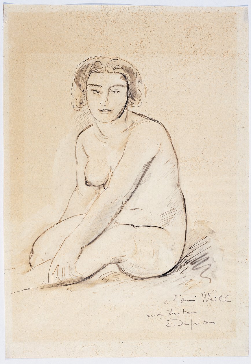 Illusztráció Charles Baudelaire „költeményeihez”. alkotó: Charles Despiau